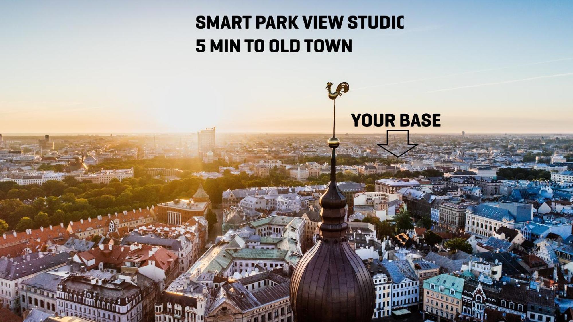 Smart Park View Studio In Heart Of Riga 5 Min To Old Town Eksteriør bilde